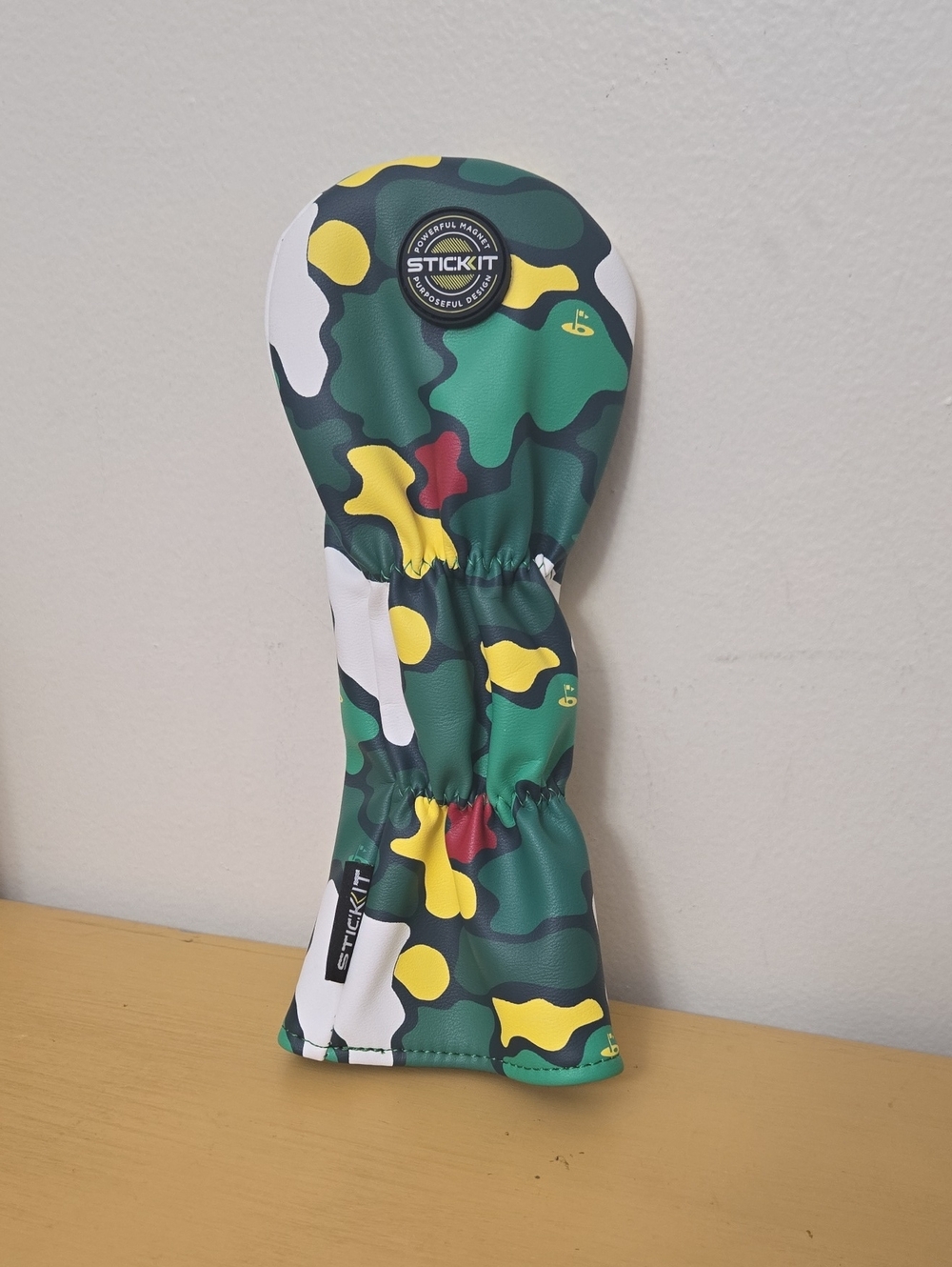 STICKIT Magnetic Driver Headcover Camo Multicolor Vinyl Golf Club Cover Magnet